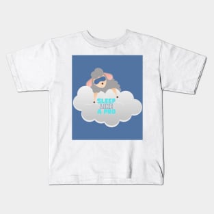 Sleep Like a Pro Cartoon style Gift Design Kids T-Shirt